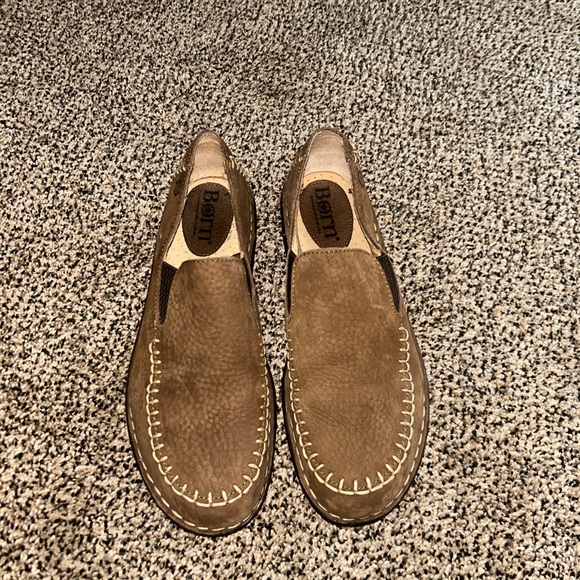 Born Shoes - Born Women's Brown Slip-On Moccasin Loafers